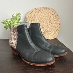The Root Collective Blythe Leather Ankle Bootie